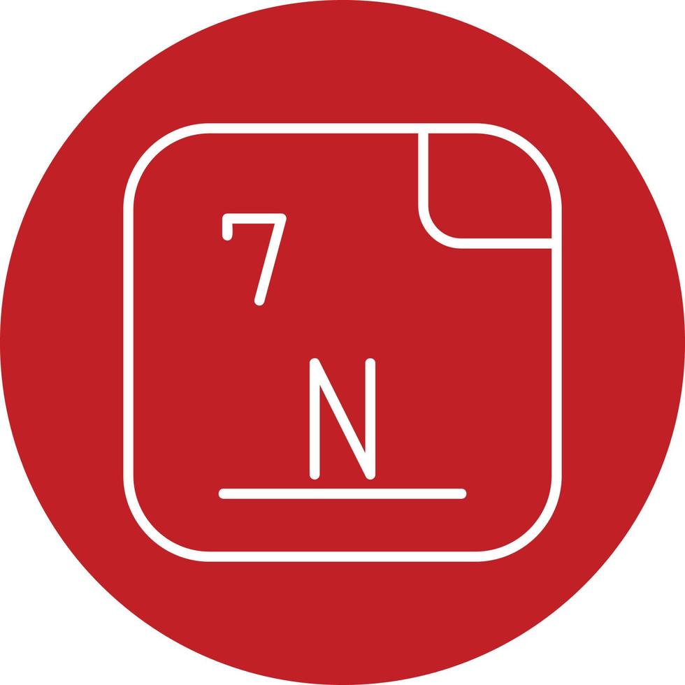 Nitrogen Vector Icon