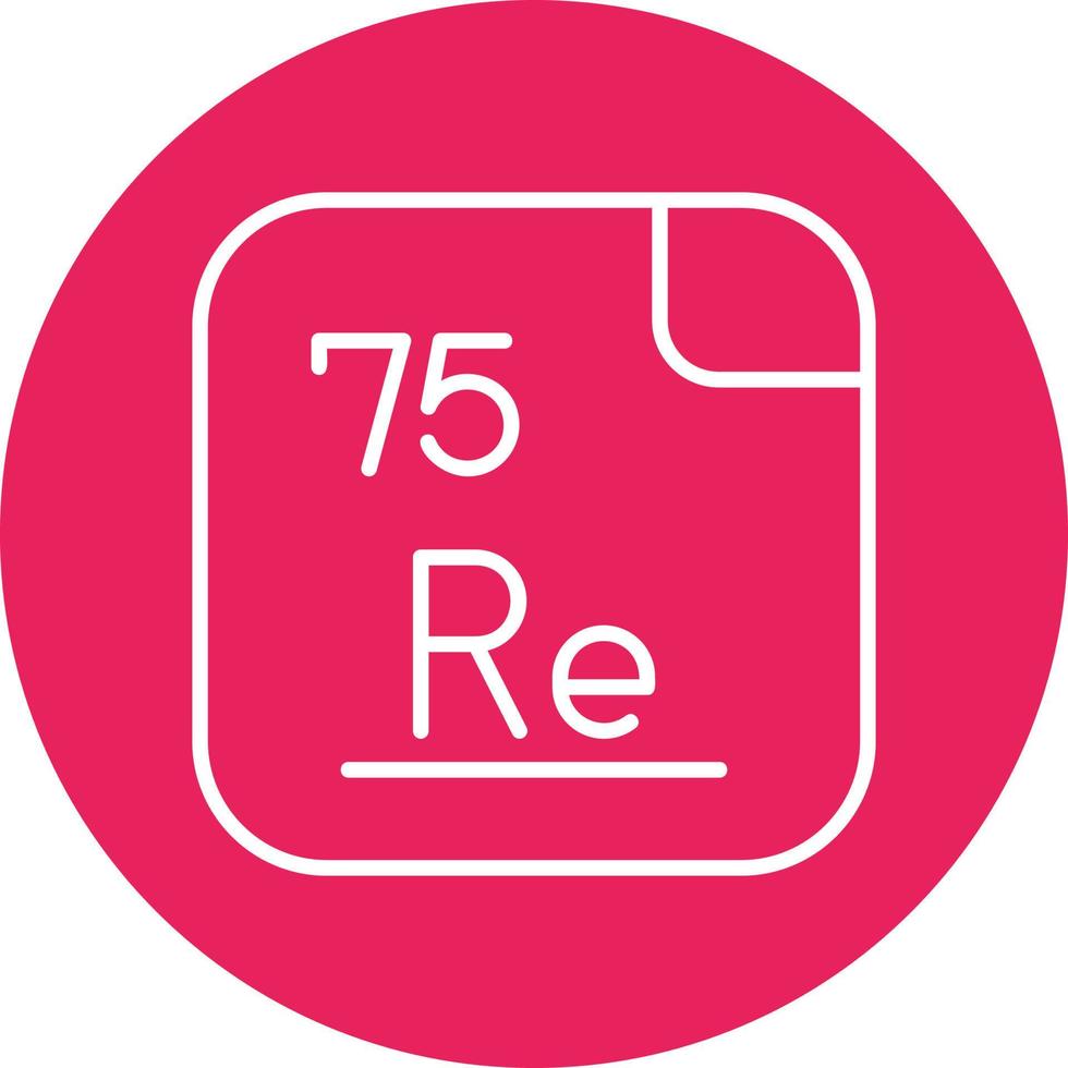 Rhenium Vector Icon