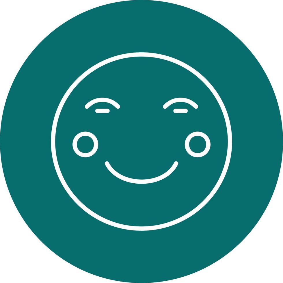 Blushing Vector Icon