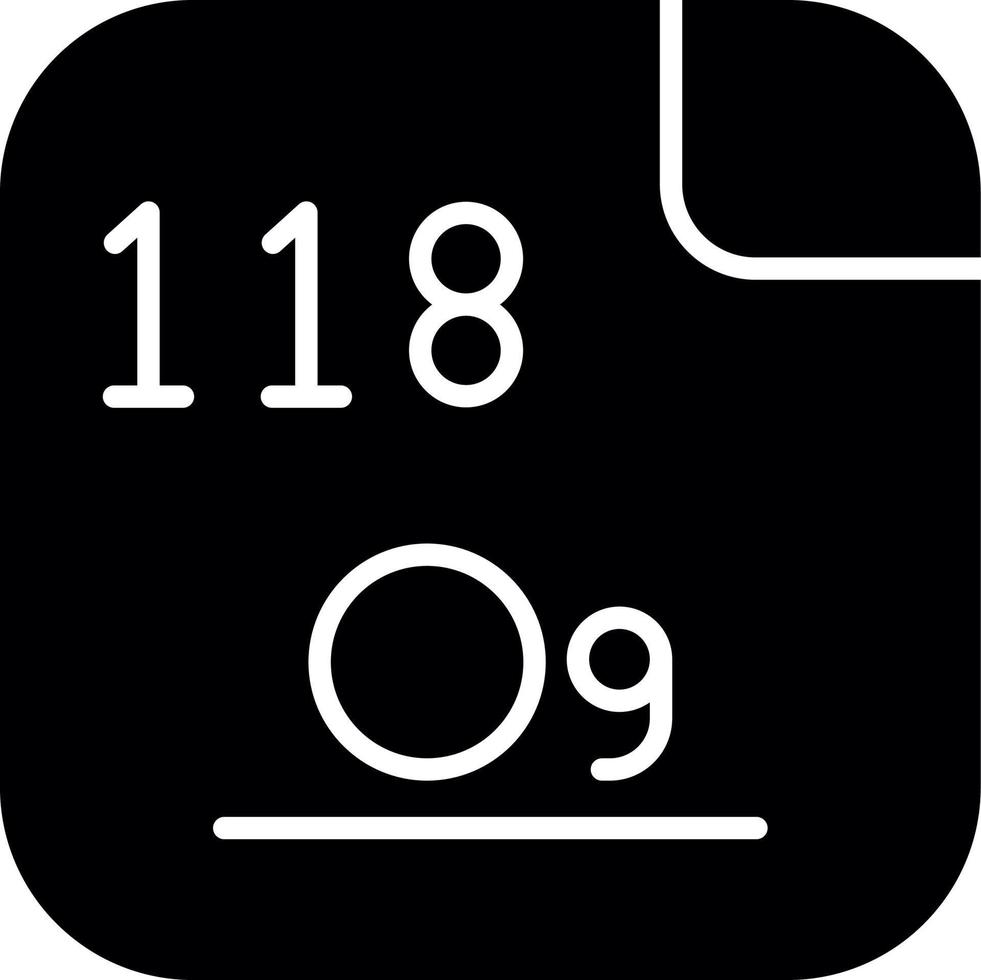 Oganesson Vector Icon