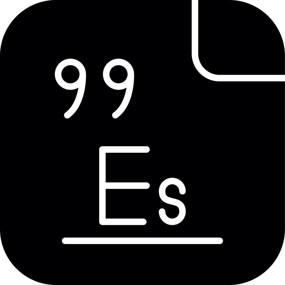 Einsteinium Vector Icon