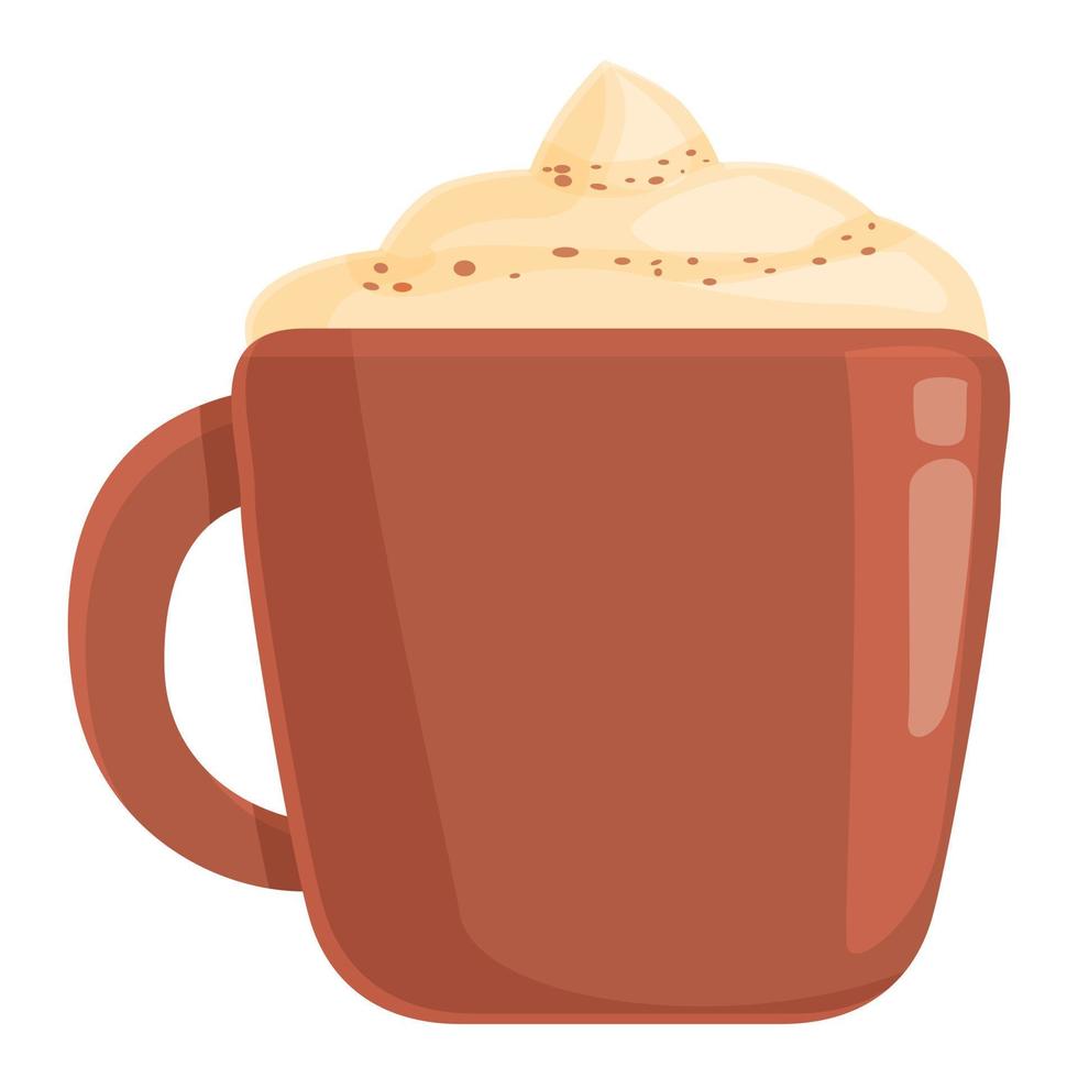 Spice latte icon cartoon vector. Fall pumpkin vector