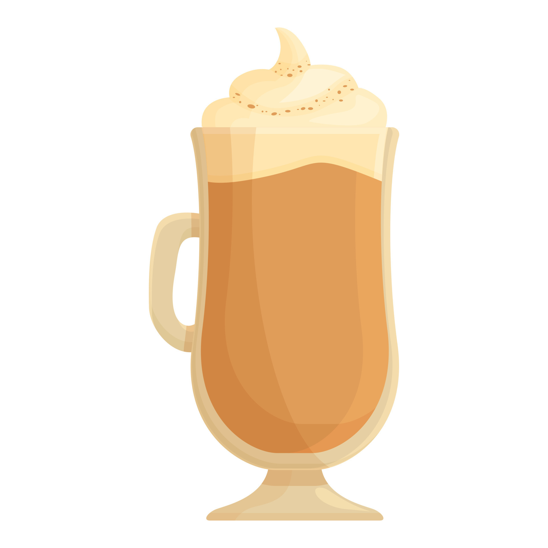 Pumpkin latte icon cartoon vector. Spice coffee 20353298 Vector Art at
