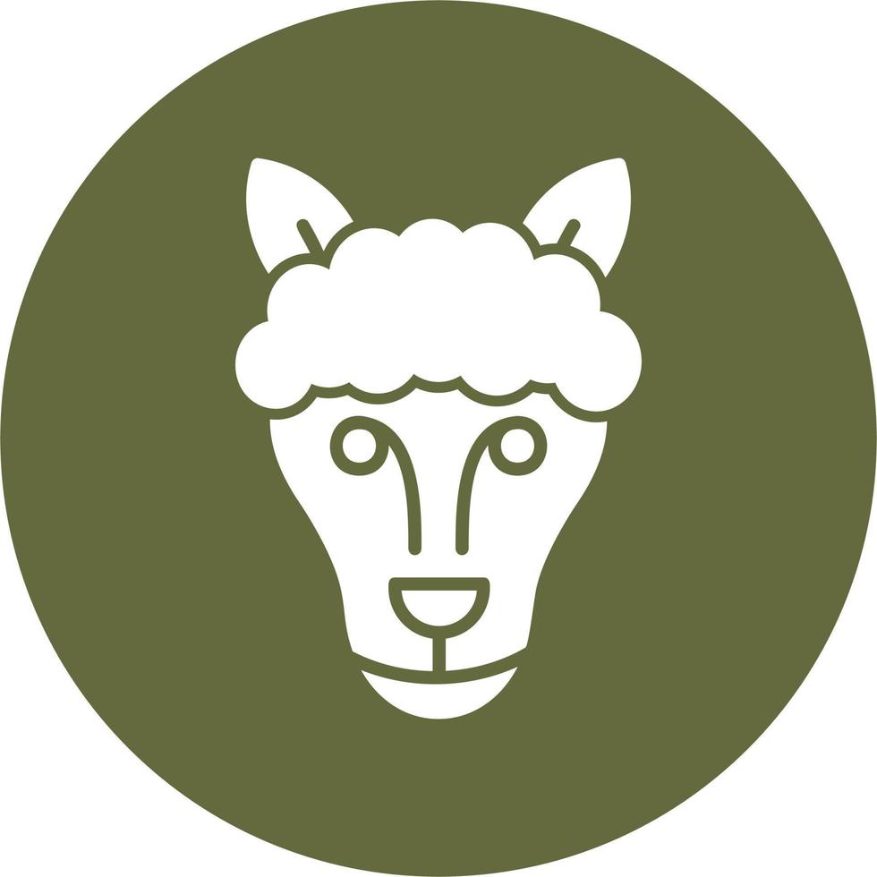 Alpaca Vector Icon