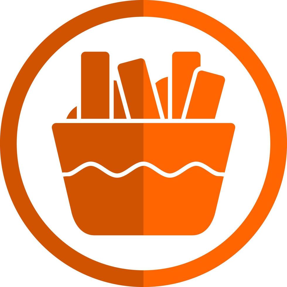 Poutine Vector Icon Design