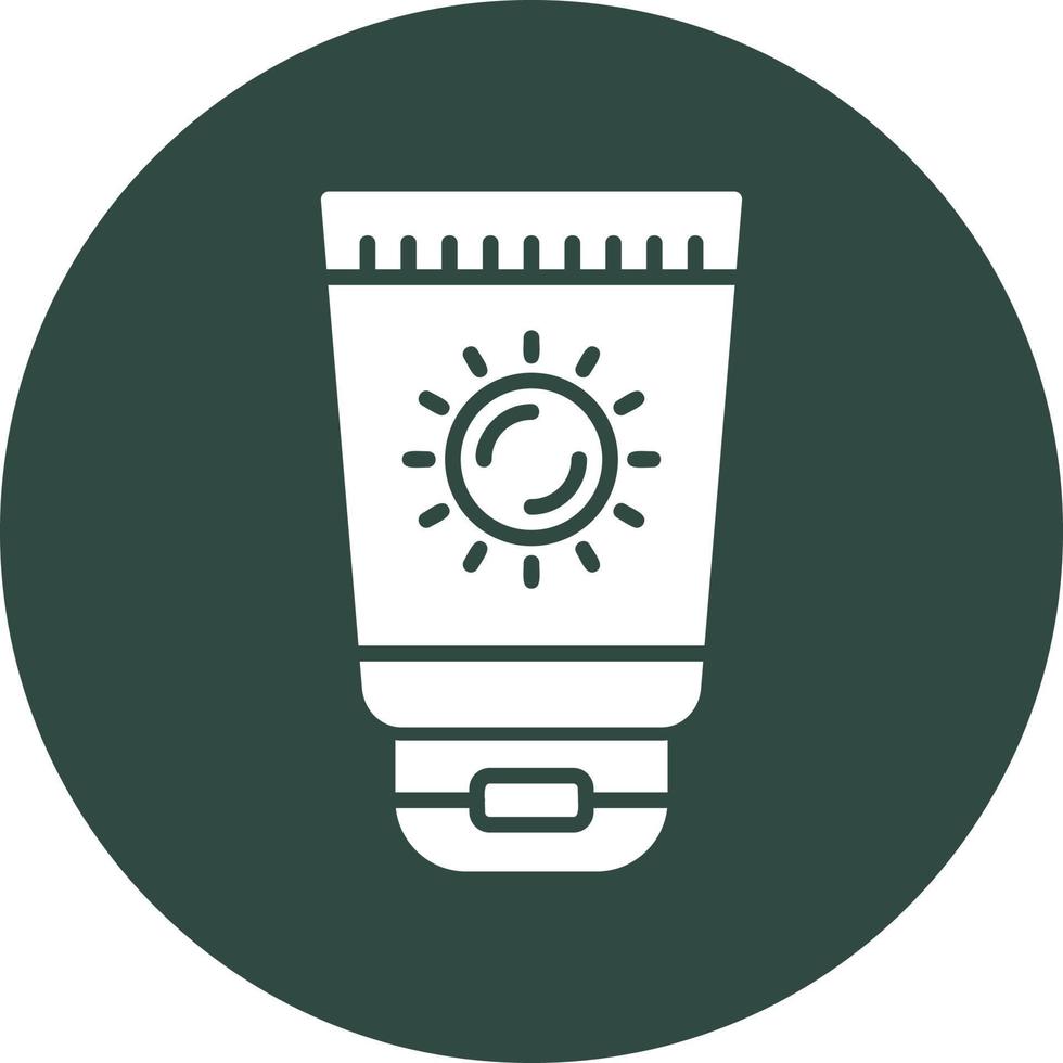 Sunscreen Vector Icon
