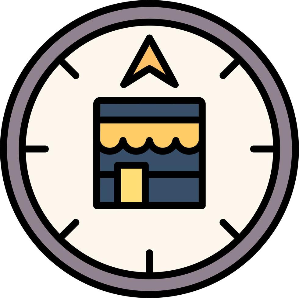 Qibla Vector Icon