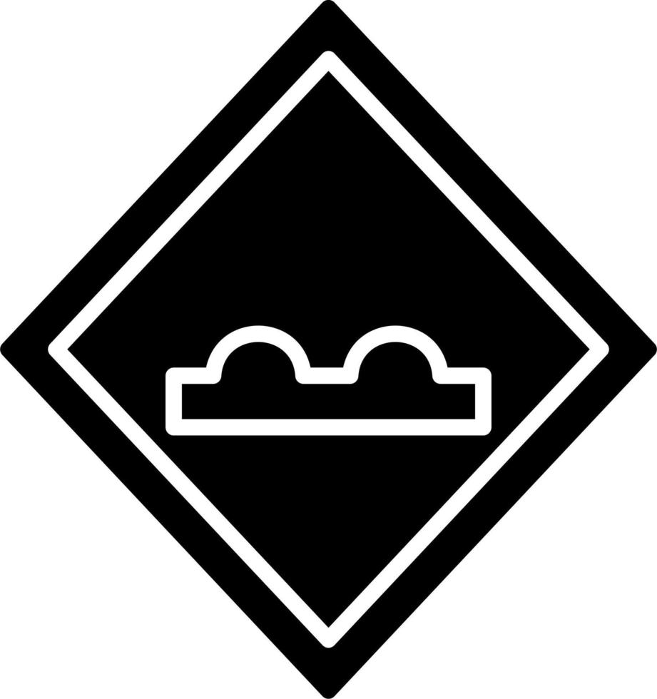 Uneven Road Vector Icon