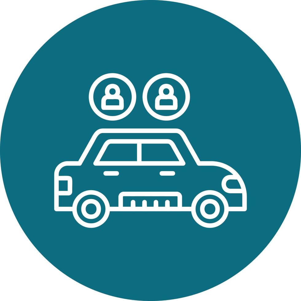 Carpool Vector Icon