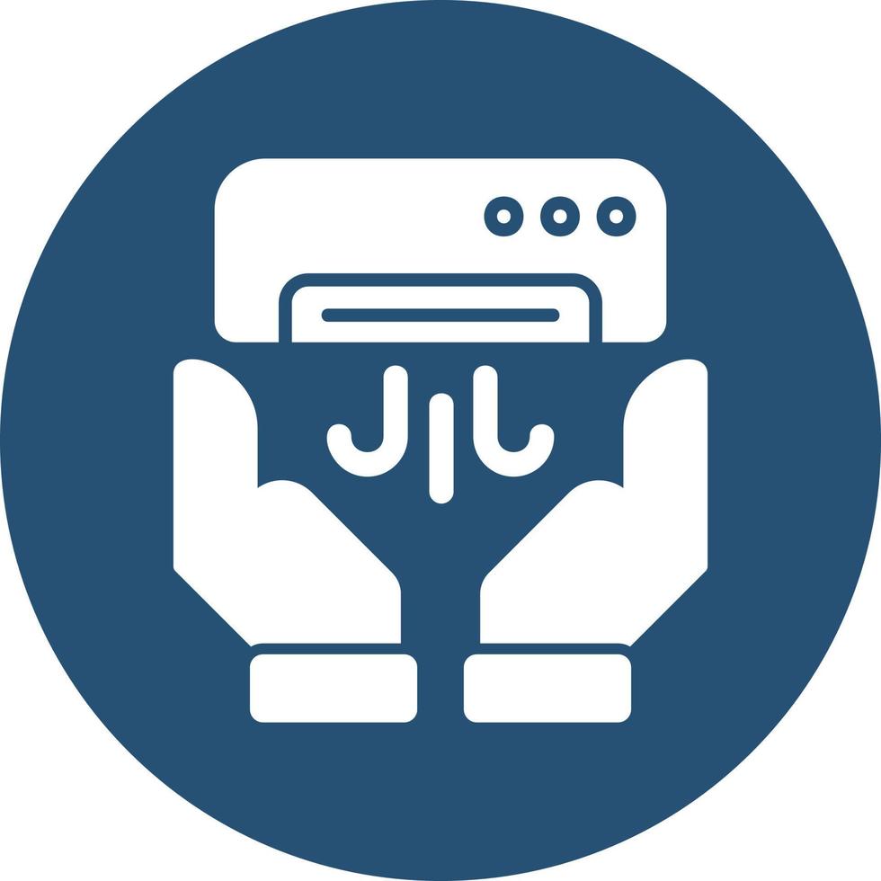 Hand Dryer Vector Icon