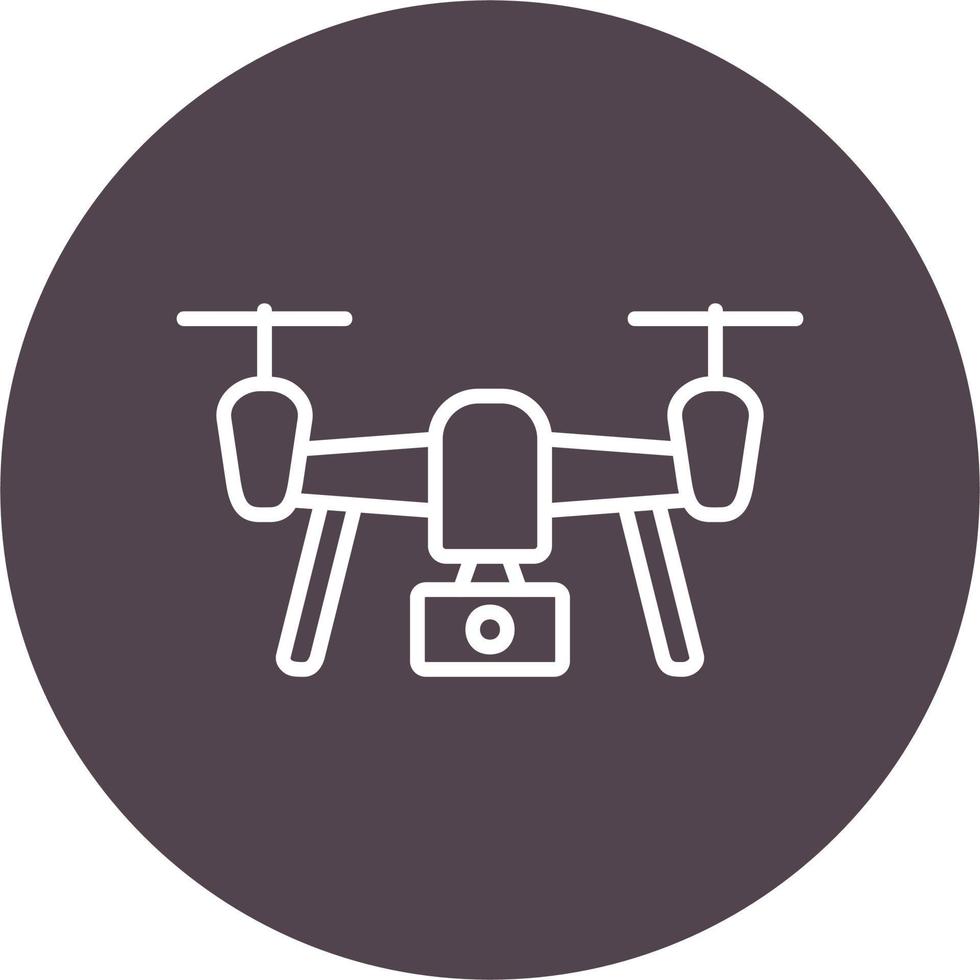 icono de vector de dron