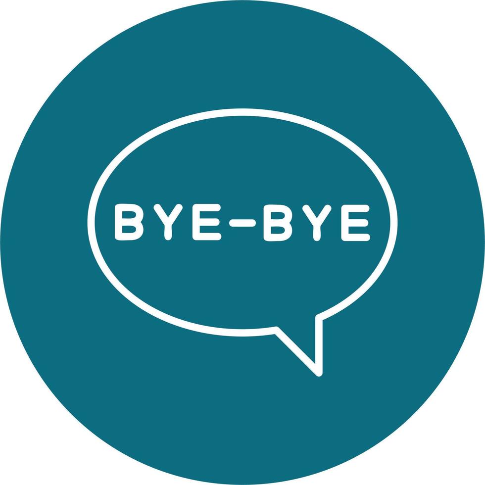 Bye Vector Icon