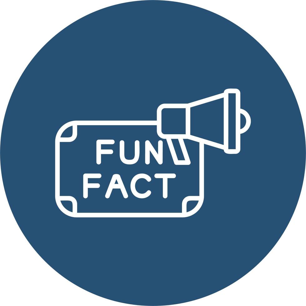 Fun Fact Vector Icon