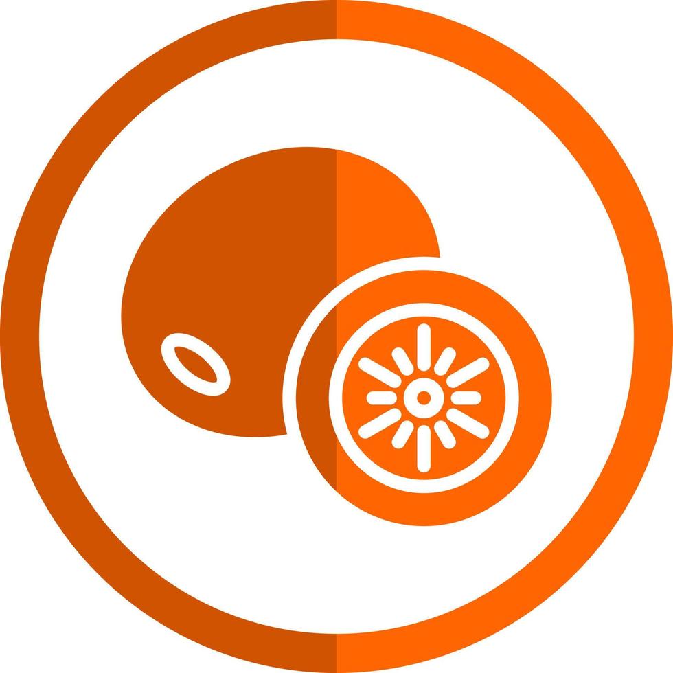 diseño de icono de vector de kiwi