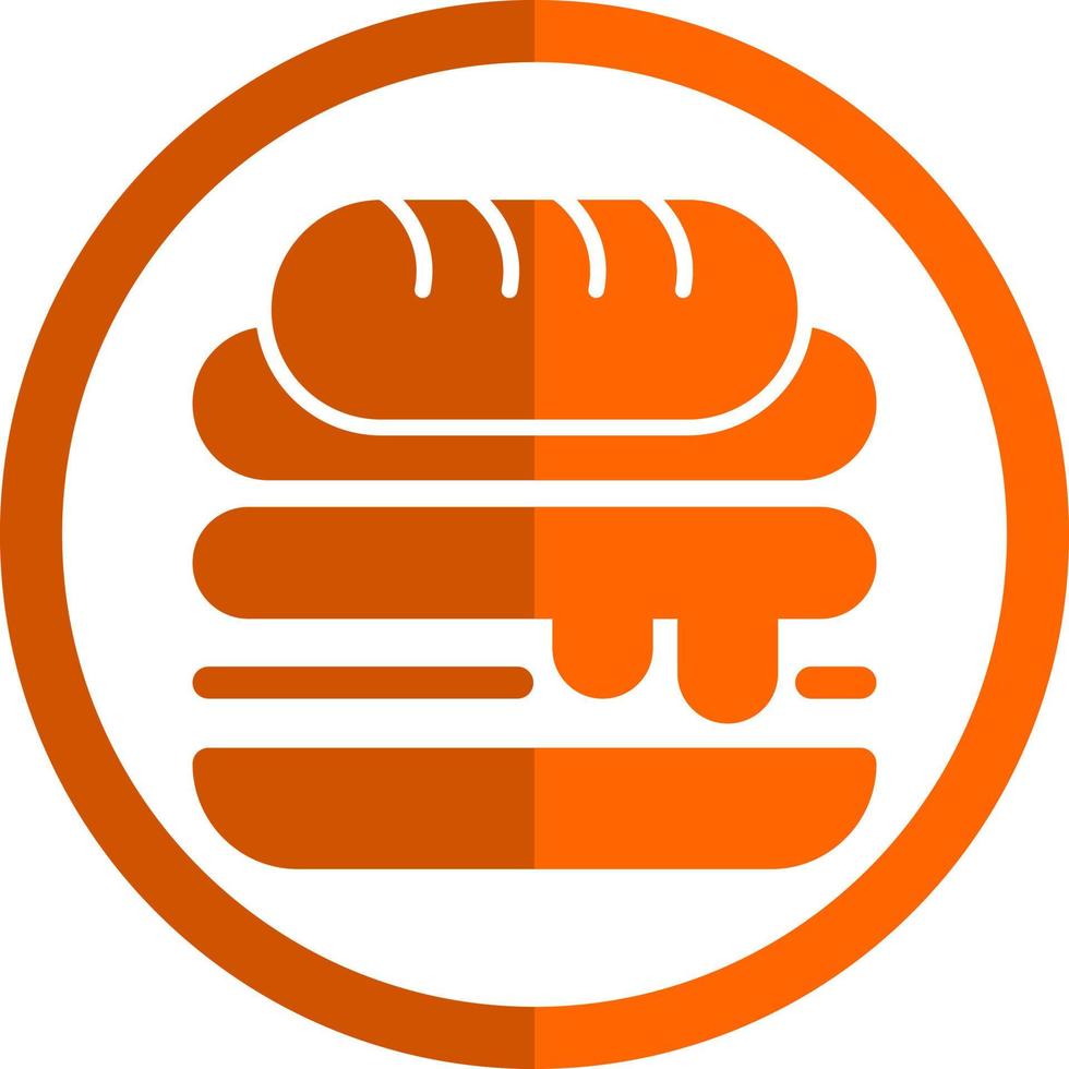 Cuban Sandwich Vector Icon Design