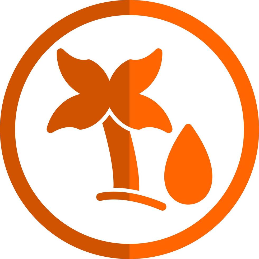 diseño de icono de vector de aceite de palma