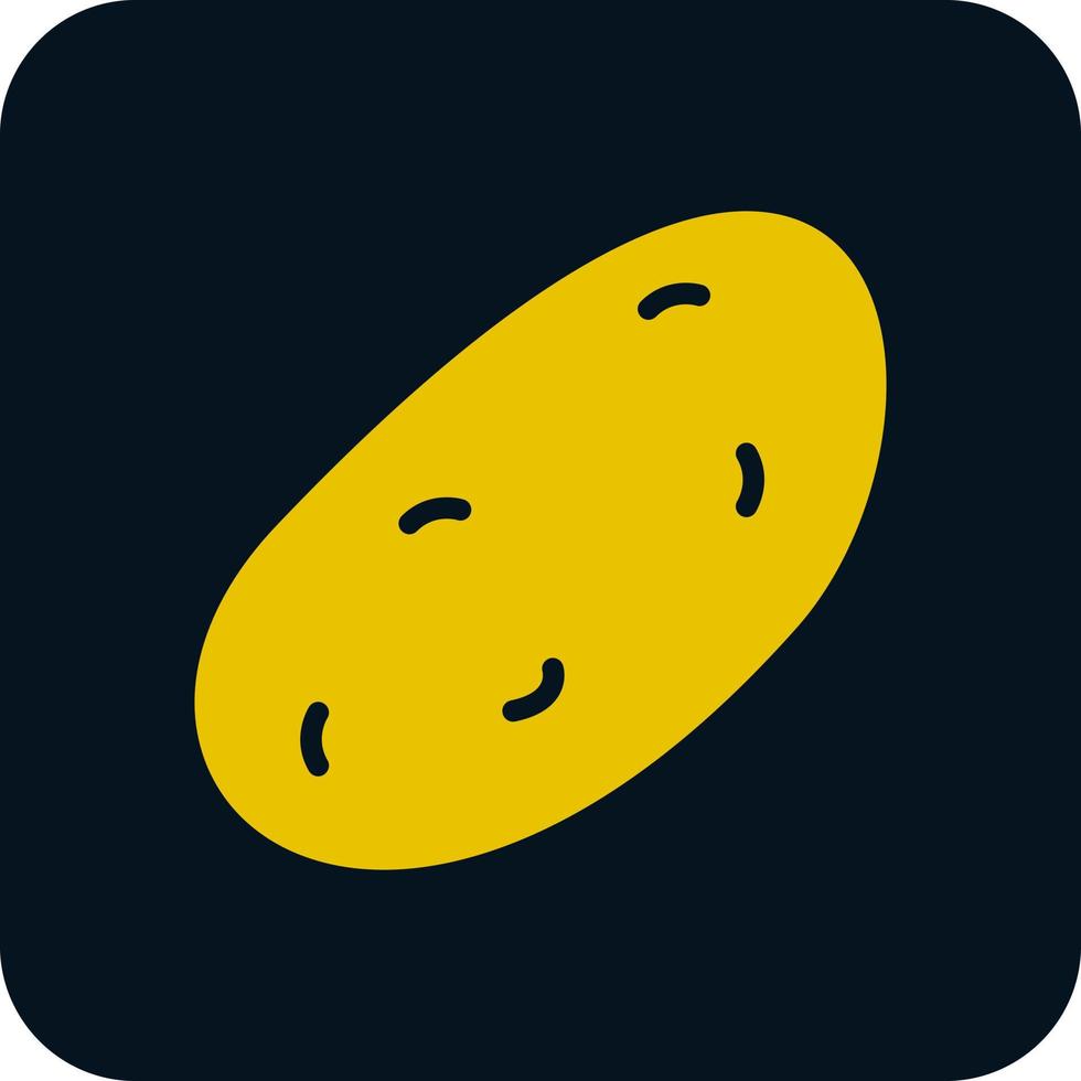 Potato Vector Icon Design