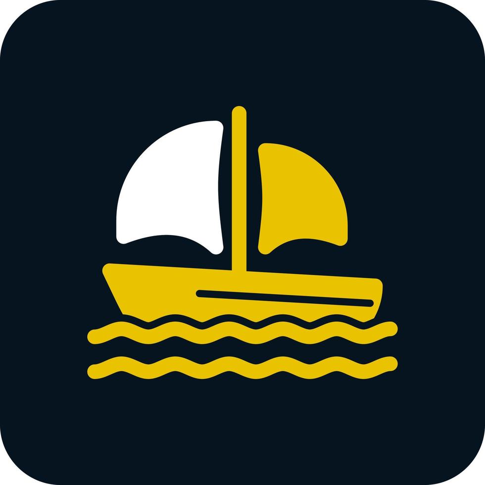 diseño de icono de vector de barco