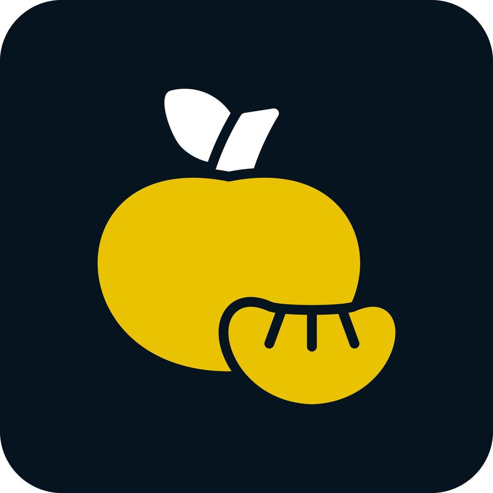 Tangerine Vector Icon Design