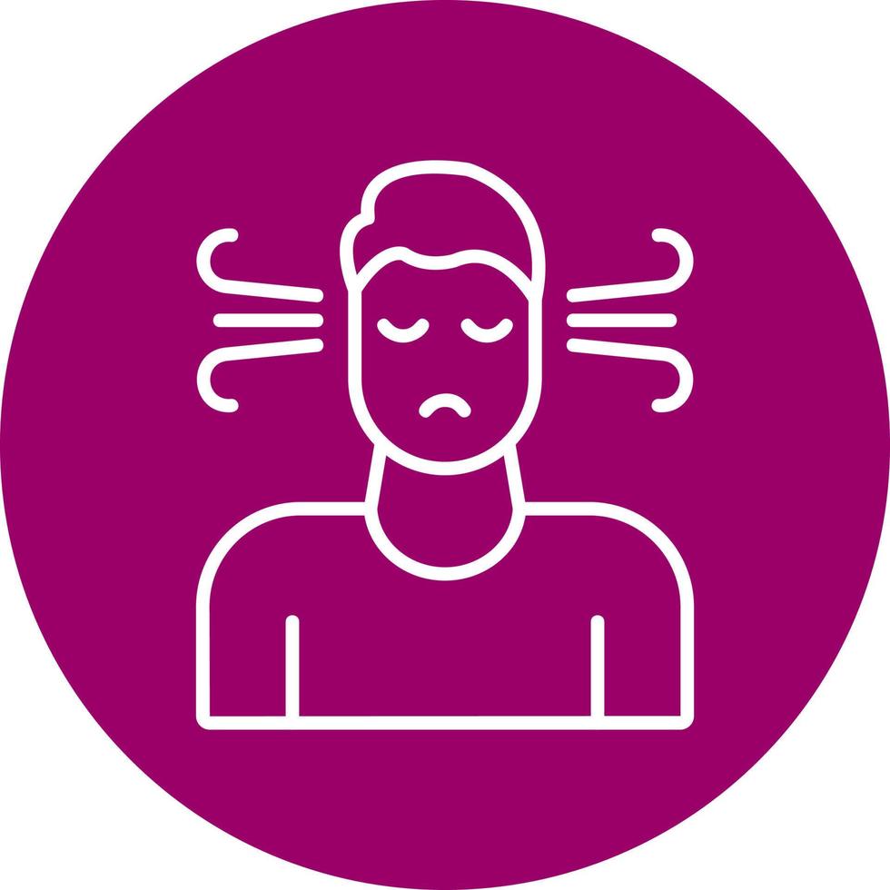 Exhausted Vector Icon