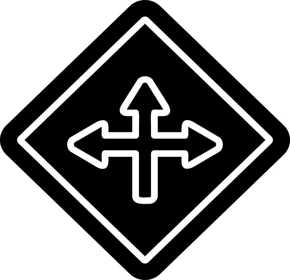 Intersection Vector Icon