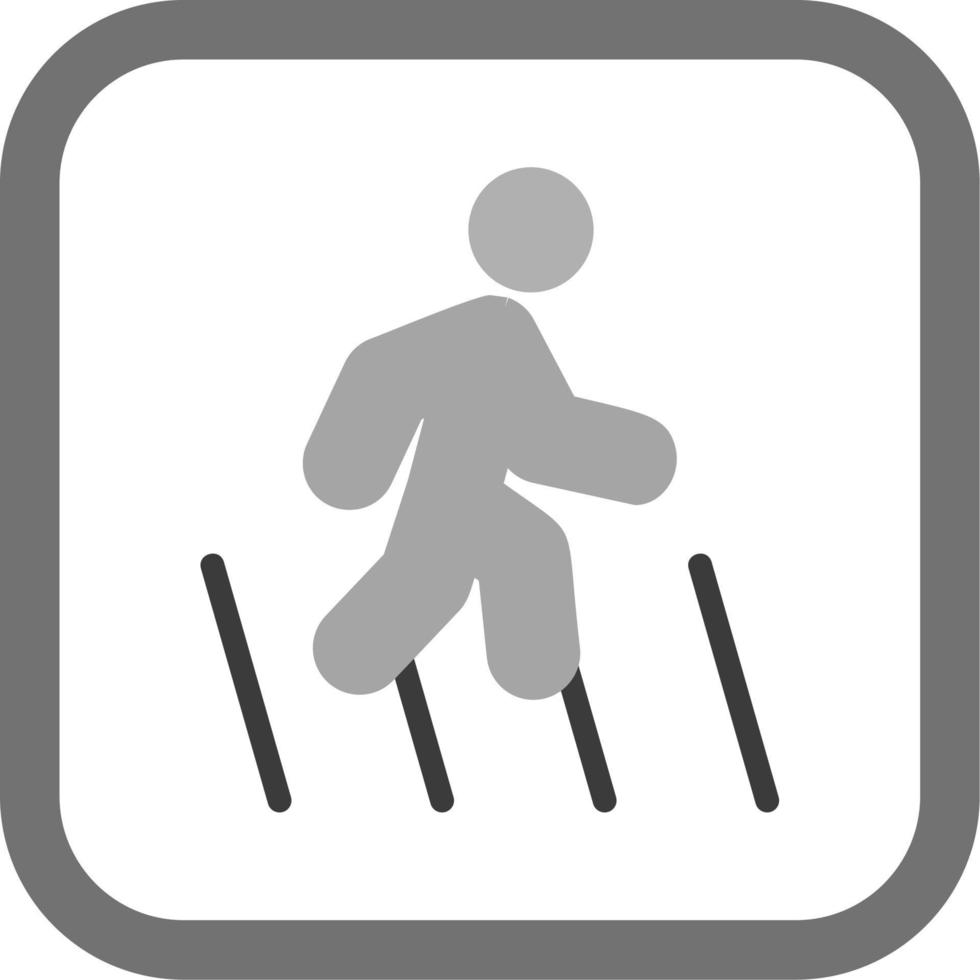 Road Cross Vector Icon