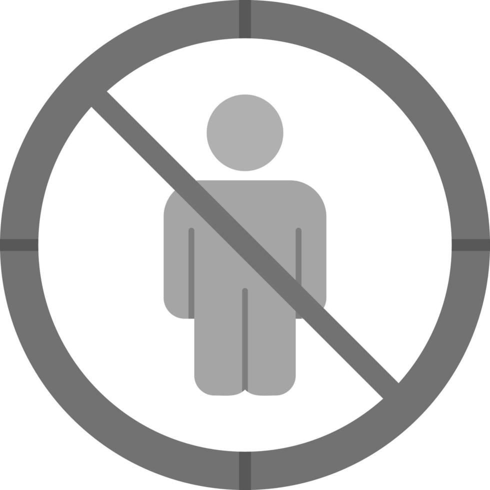 No Entry Vector Icon