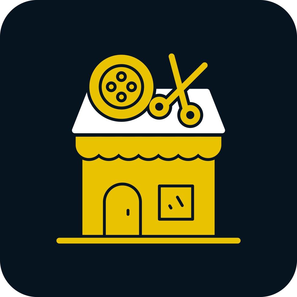 Tailor Shop Vector Icon Design