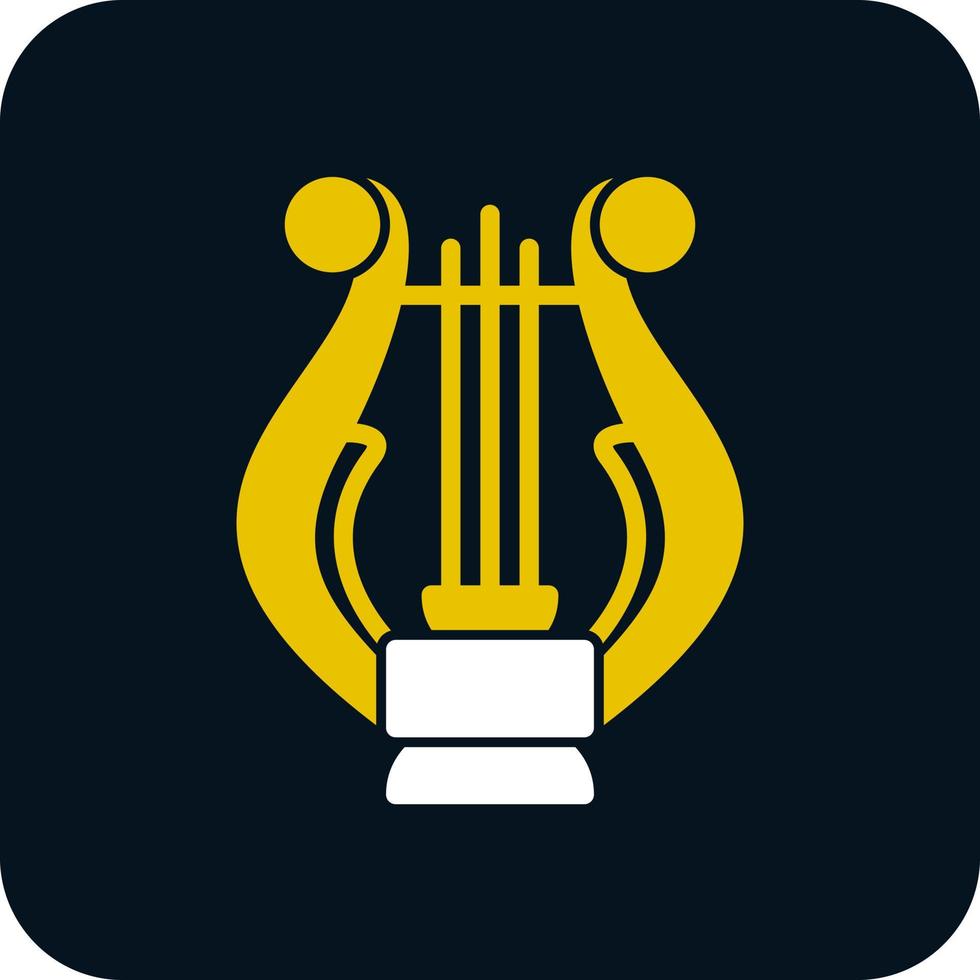 Lyre Vector Icon Design