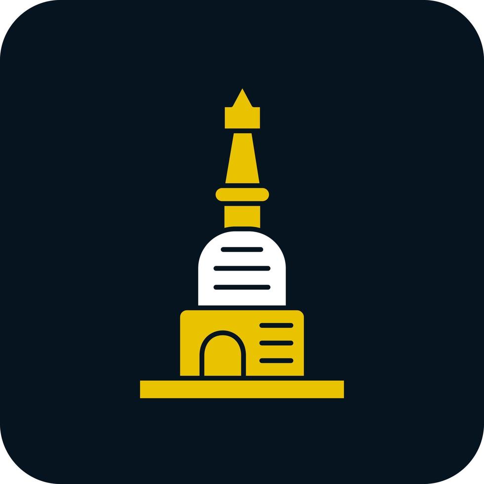 Stupa Vector Icon Design