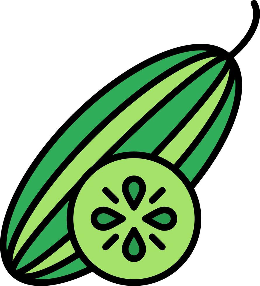 icono de vector de pepino