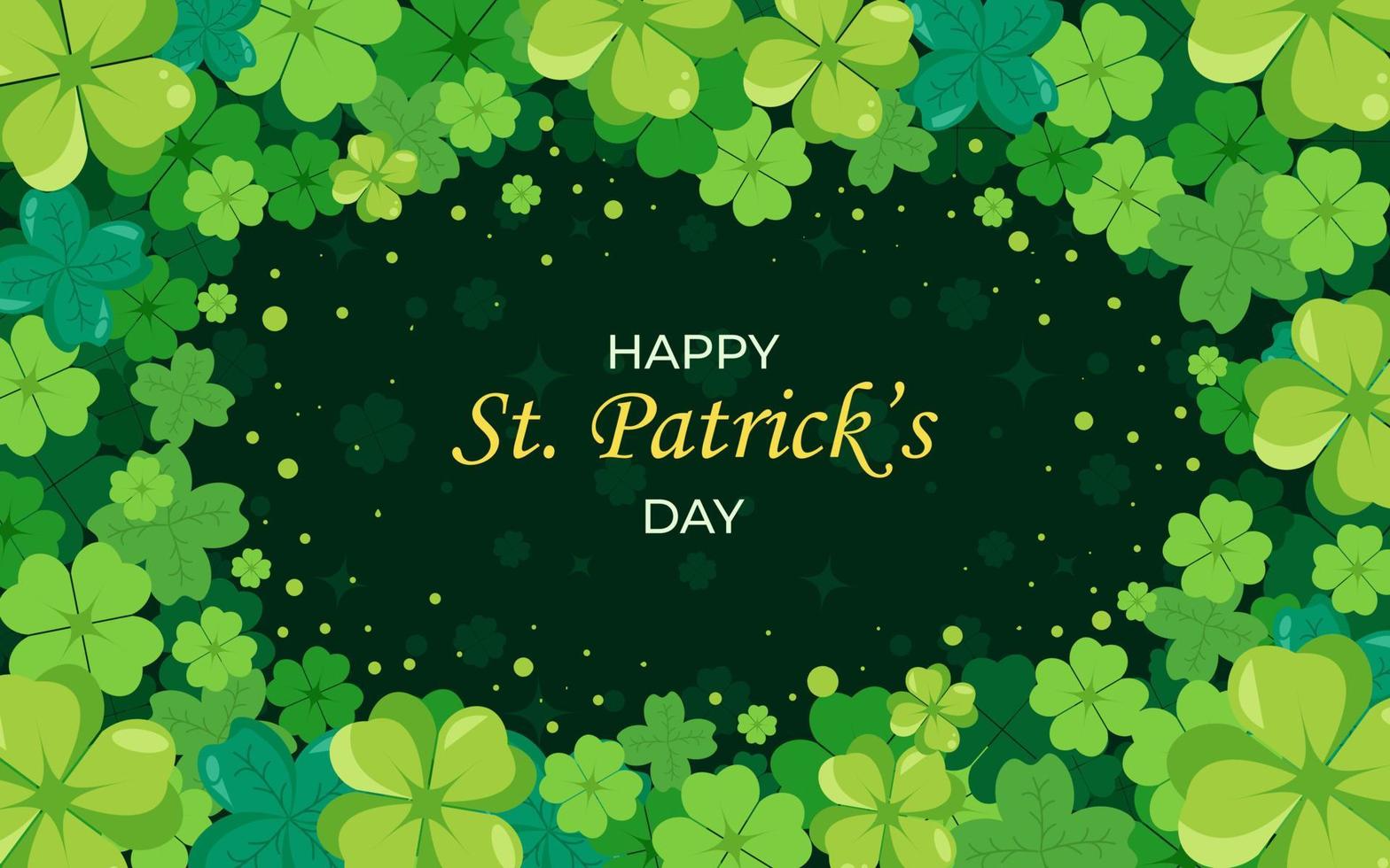 St Patrick's Day Background vector