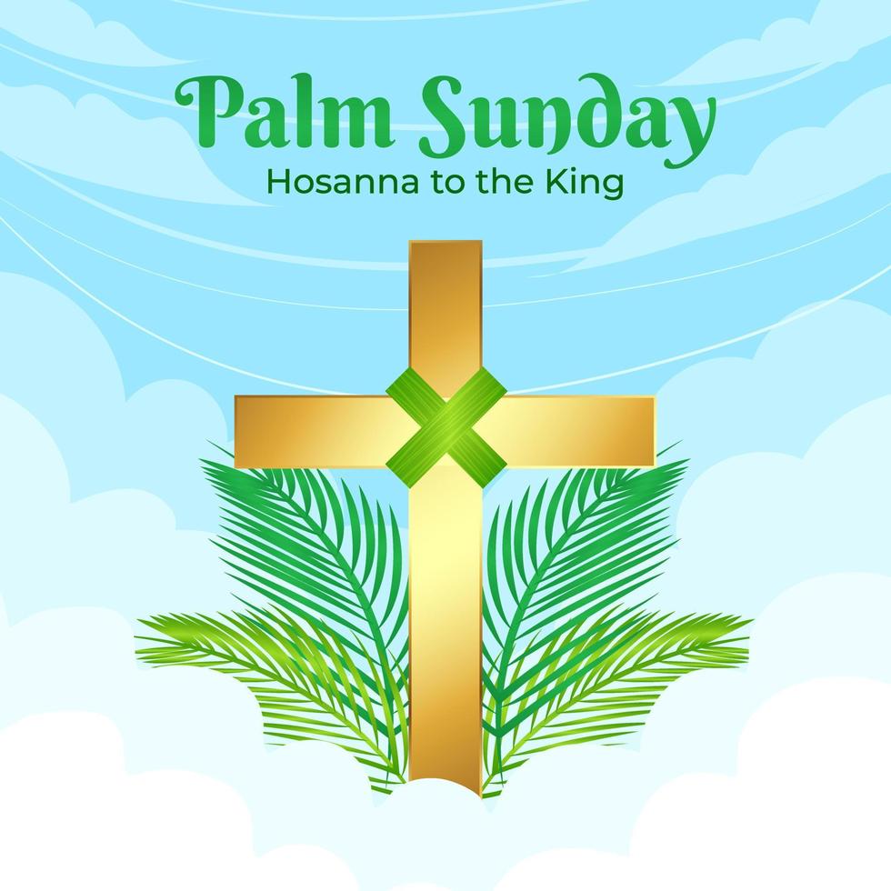 Palm Sunday Background vector