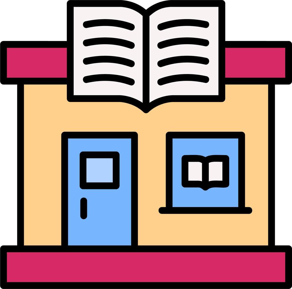 Book Shop Vector Icon