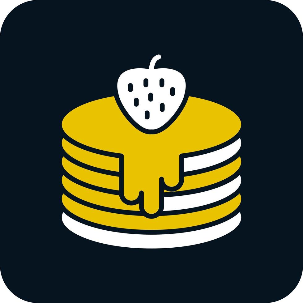 Pancakes Vector Icon Design