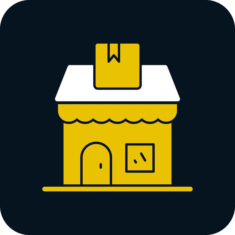 Delivery Shop Vector Icon Design