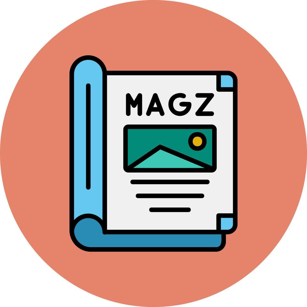 Magazine Vector Icon