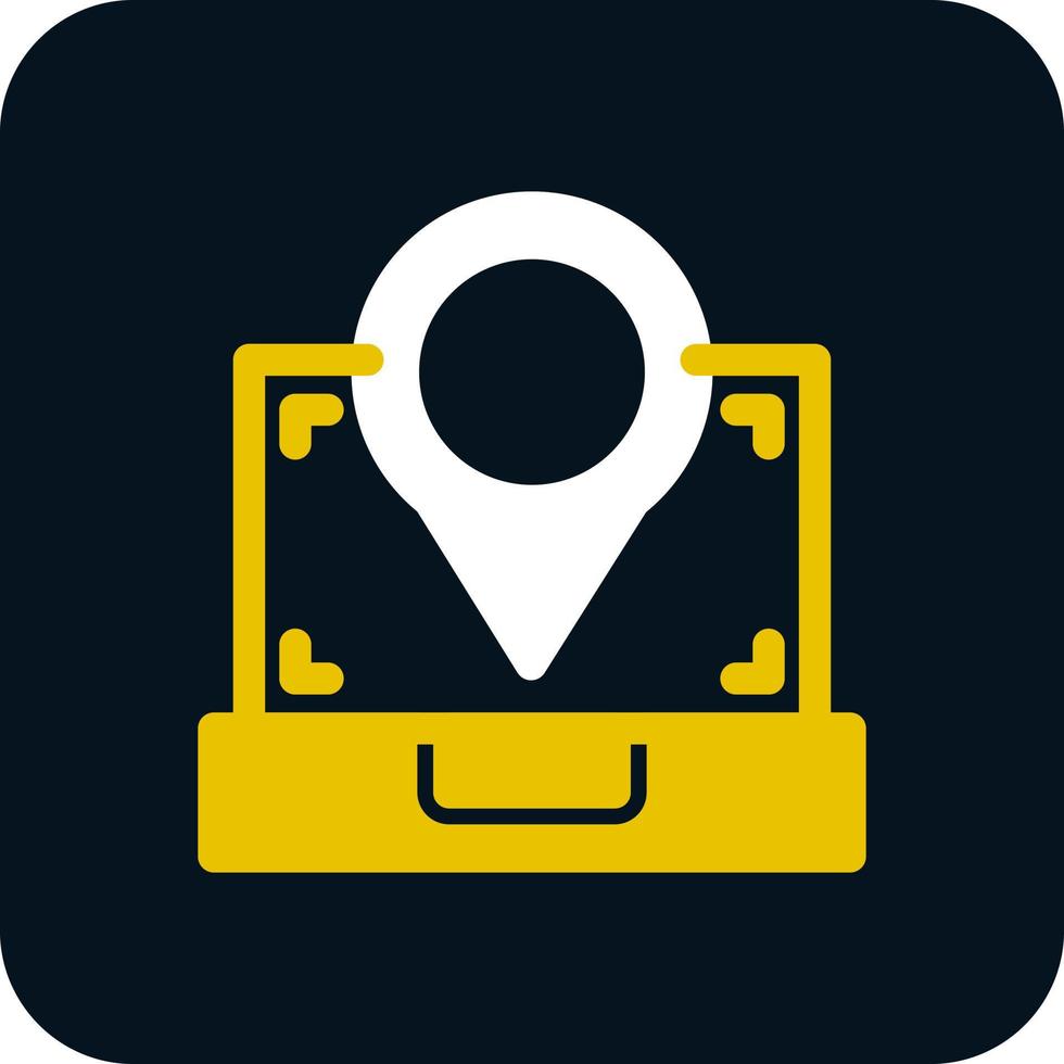Scanning Location Vector Icon Design