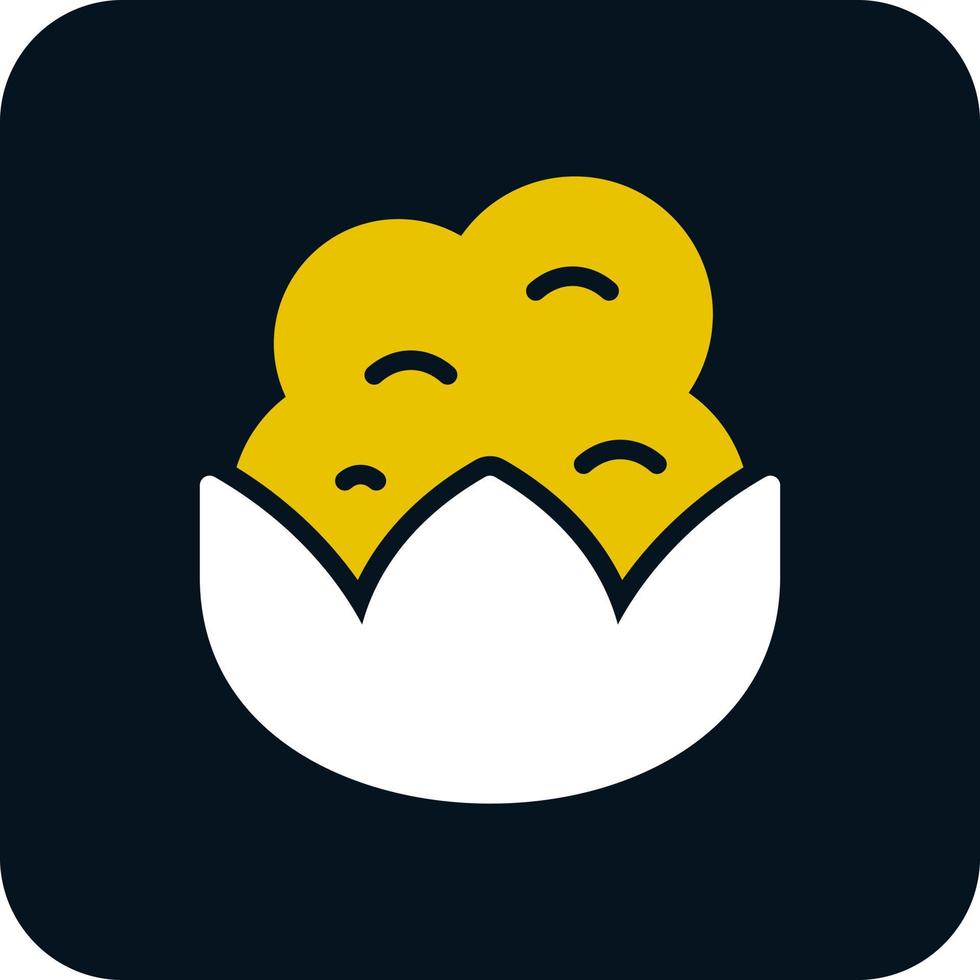 Cauliflower Vector Icon Design