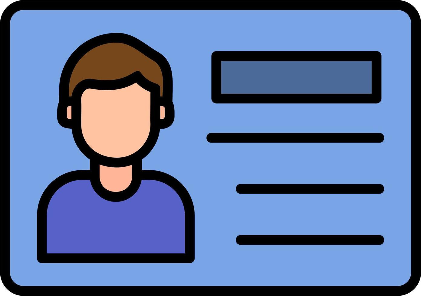 Id Card Vector Icon