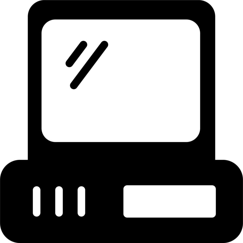 icono de vector de computadora