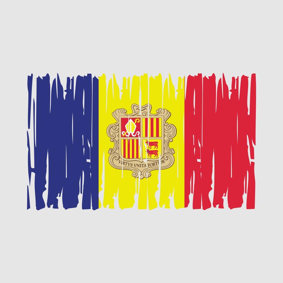 Andorra Flag Vector