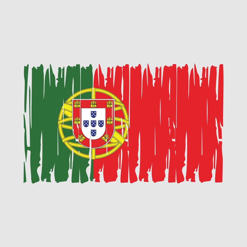 vector de bandera de portugal