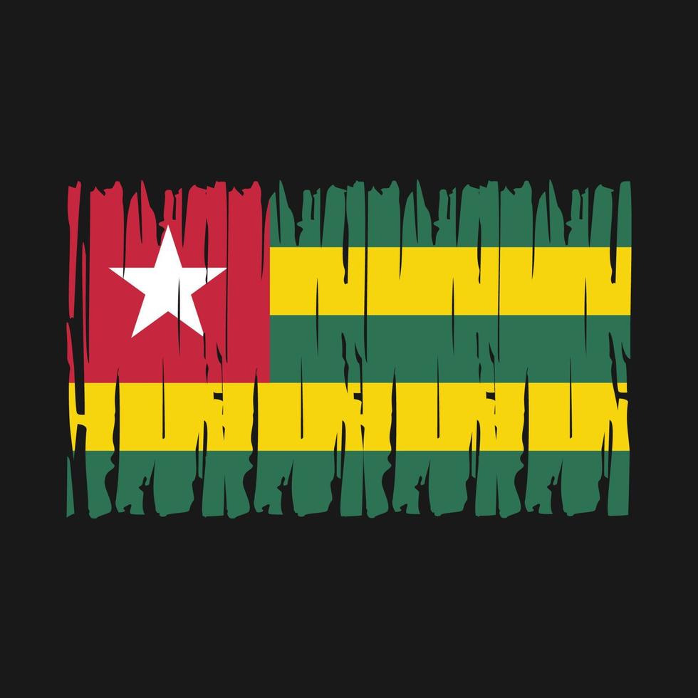 Togo Flag Vector