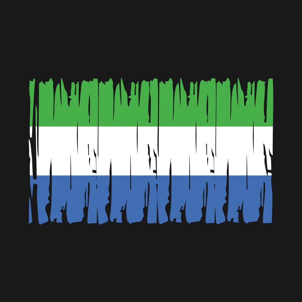Sierra Leone Flag Vector