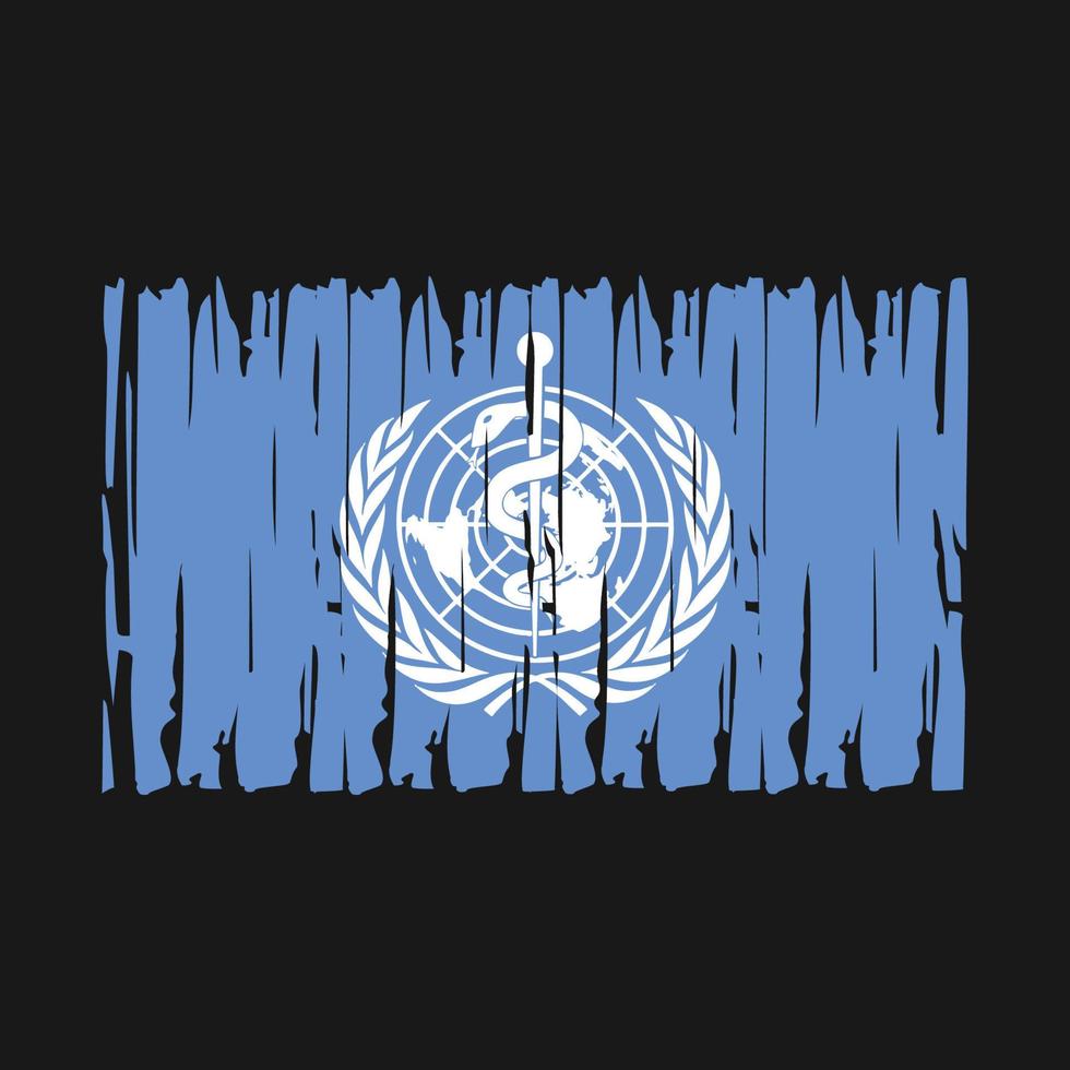 WHO Flag Vector