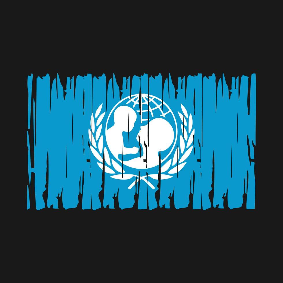 Unicef Flag Vector