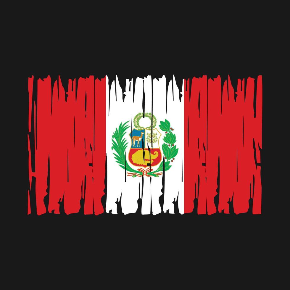Peru Flag Vector