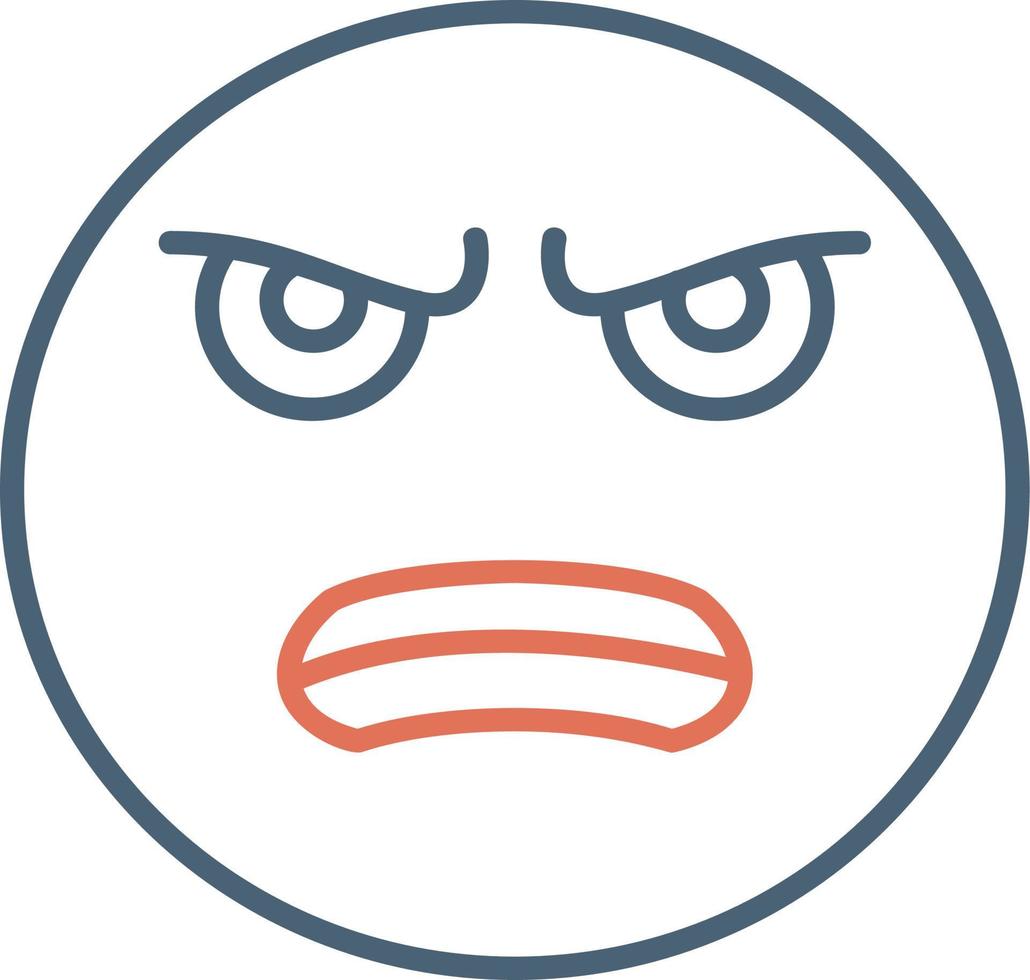 Angry Vector Icon