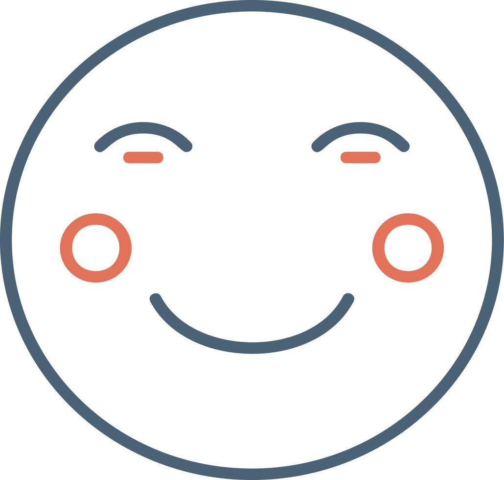 Blushing Vector Icon